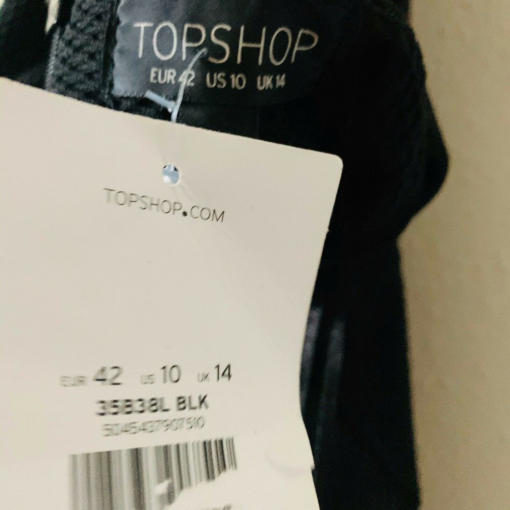 Topshop Sheer Mesh Cutout Illusion Cocktail Dress - Picture 6 of 8